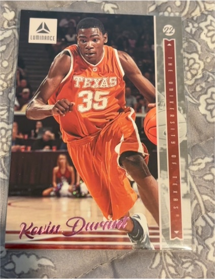 2022 Panini Chronicles Draft Picks Luminance #22 Kevin Durant — front