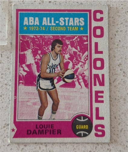 1974 Topps #255 Louie Dampier Kentucky Colonels — front