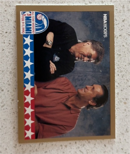 1990 NBA Hoops All-Star Weekend Coaches Chuck Daly & Pat Riley #NNO — front