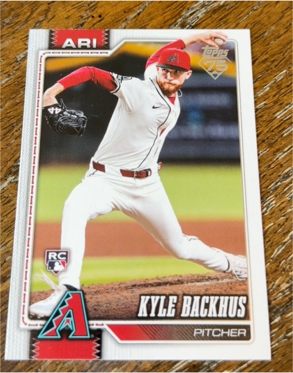 2026 Topps Series One #21 Kyle Backhus — front