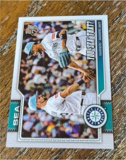 2026 Topps Series 1 #168 You Sea That? Julio Rodríguez / Cal Raleigh — front