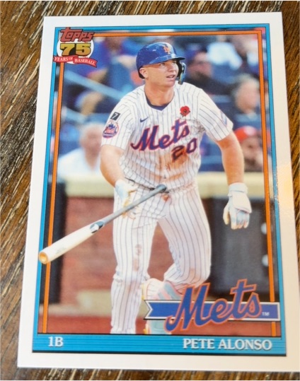 2026 Topps Series 1 #T91-12 Pete Alonso — front