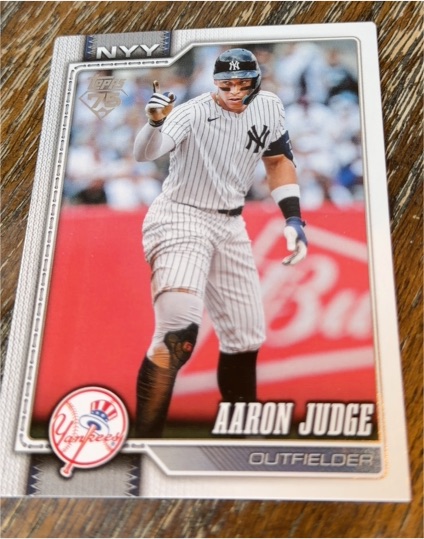 2026 Topps Series 1 #1 Aaron Judge — front