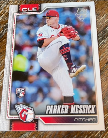 2026 Topps Series 1 #67 Parker Messick — front