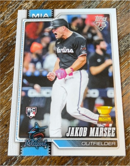 2026 Topps Series 1 #37 Jakob Marsee — front