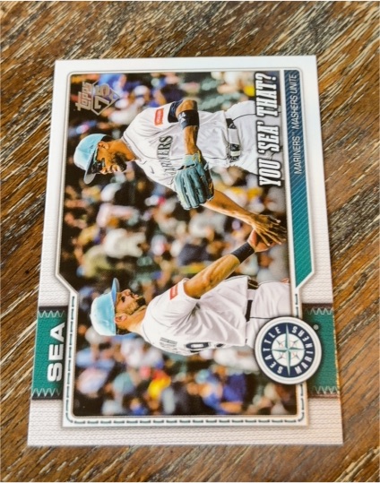 2026 Topps Series 1 #168 Seattle Mariners You Sea That? Rodriguez/Raleigh — front