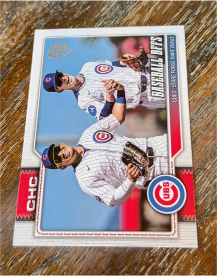 2026 Topps Series 1 #126 Baseball BFFS Chicago Cubs Pete Crow-Armstrong Seiya Suzuki — front
