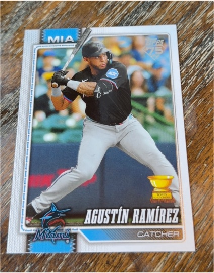 2026 Topps Series 1 #287 Agustin Ramirez — front