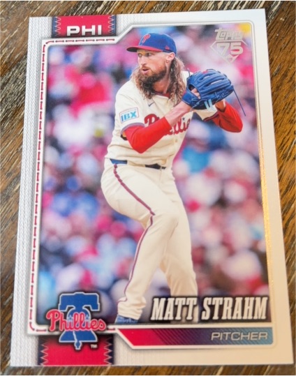 2026 Topps Series 1 #298 Matt Strahm — front