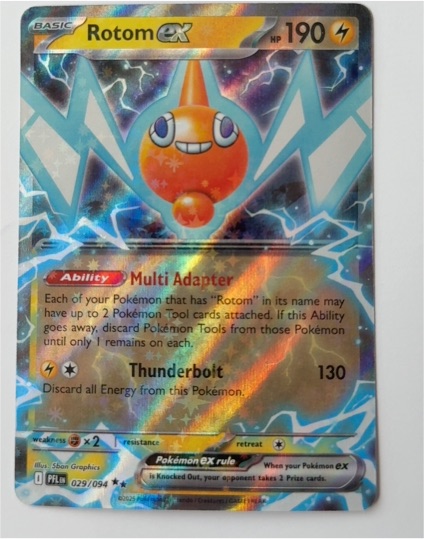 Pokémon TCG Rotom EX 029/094 Me02: Phantasmal Flames — front