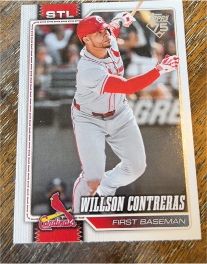 2026 Topps Series 1 #180 Willson Contreras — front