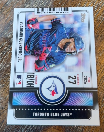 2026 Topps Series 1 #BTP-17 Vladimir Guerrero Jr. — front