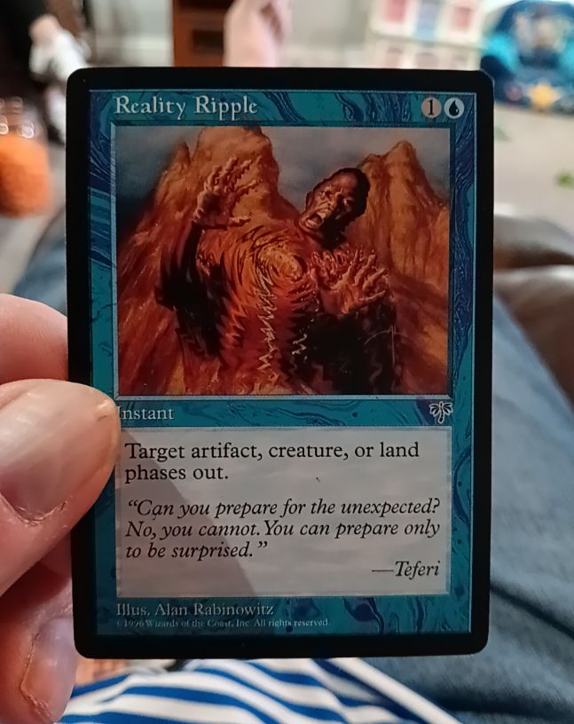 1996 Magic: The Gathering #87 Reality Ripple — front