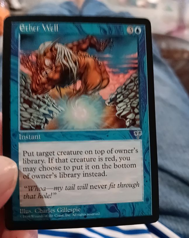 1996 Magic: The Gathering #65 Ether Well — front