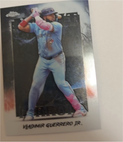2025 Topps Chrome Update #NT-17 Vladimir Guerrero Jr. Night Terrors — front