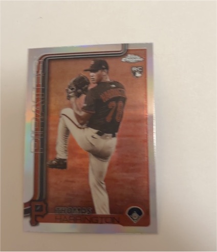 2025 Topps Chrome Update #USC177 Thomas Harrington Sepia Refractor — front