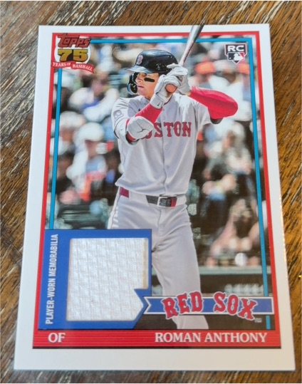 2026 Topps Series 1 #91R-RA Roman Anthony — front