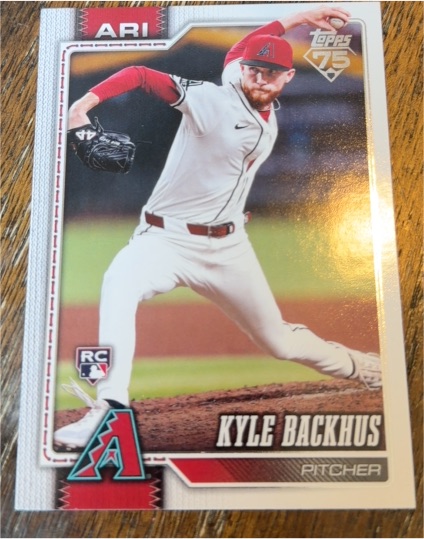 2026 Topps Series One #21 Kyle Backhus — front