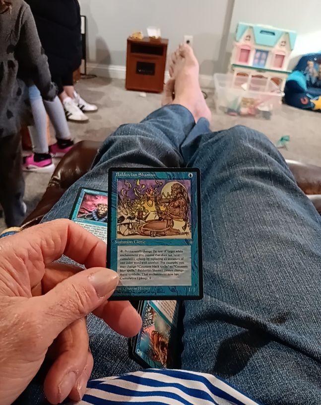 1995 Magic: The Gathering Balduvian Shaman — front