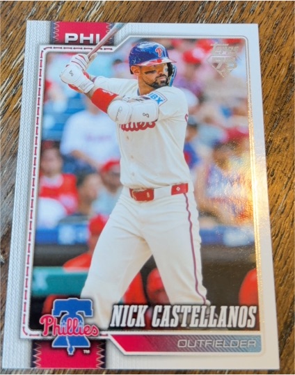 2026 Topps Series 1 #17 Nick Castellanos — front