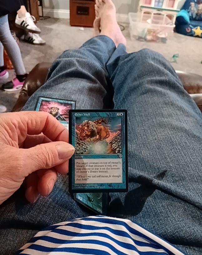 1996 Magic: The Gathering Ether Well Mirage — front