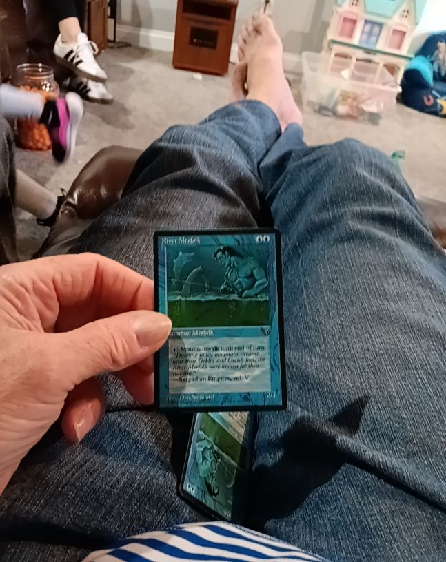 1994 Magic: The Gathering River Merfolk — front