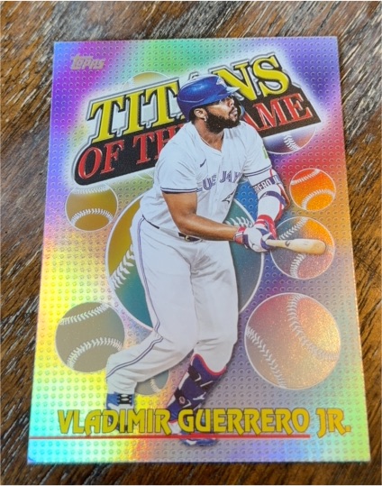 2026 Topps Series 1 #TOG-17 Vladimir Guerrero Jr Titans of the Game — front