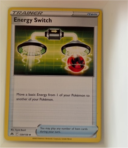 2023 Pokémon Crown Zenith #129 Energy Switch — front