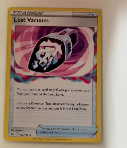 2023 Pokémon Crown Zenith #135 Lost Vacuum — front