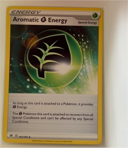 2020 Pokémon Vivid Voltage #162 Aromatic Energy — front
