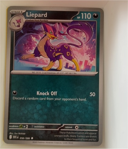 2025 Pokémon TCG SV: White Flare #056 Liepard — front
