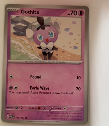 2023 Pokémon Scarlet & Violet Paldea Evolved #090 Gothita — front