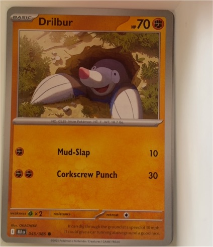 2025 Black Bolt 045 Drilbur — front