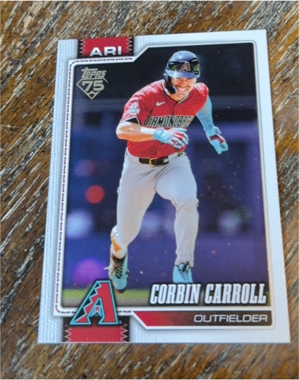 2026 Topps Series 1 #314 Corbin Carroll — front