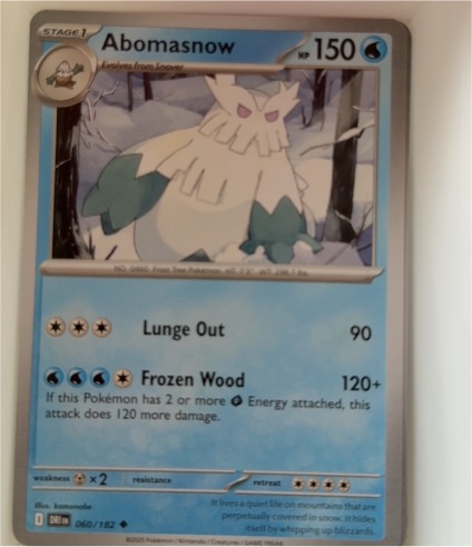 2023 Pokémon SV: Destined Rivals #060 Abomasnow — front