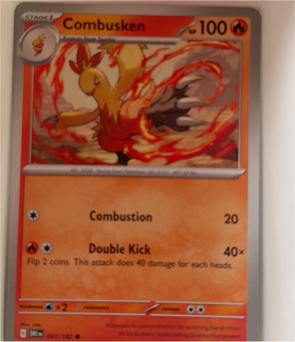 2025 Pokemon SV10 #041 Combusken — front