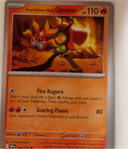 2023 Pokémon Sv10: Destined Rivals #044 Hearthflame Mask Ogerpon — front