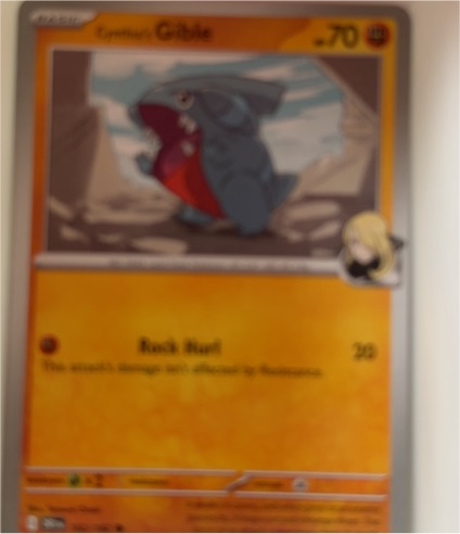 2023 Pokémon TCG Destined Rivals #102 Cynthia's Gible — front