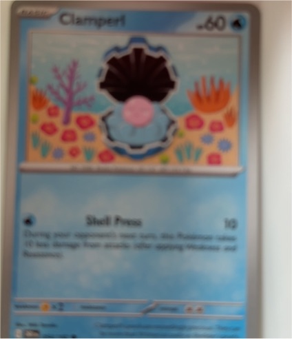 2023 Pokémon SV10 Destined Rivals #054 Clamperl — front