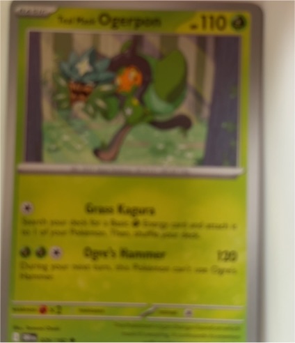 2025 Pokemon Destined Rivals #26 Teal Mask Ogerpon — front