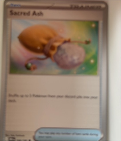 2025 Pokémon SV10: Destined Rivals #168 Sacred Ash — front