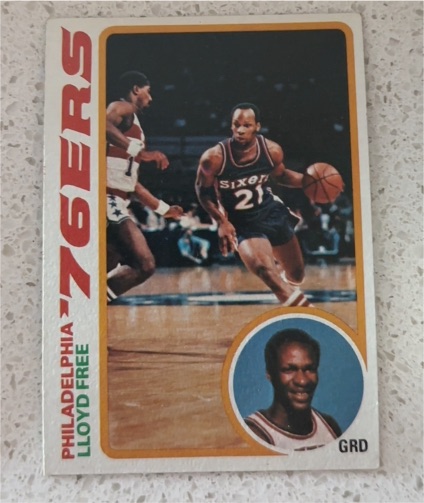 1978-79 Topps #116 Lloyd Free Philadelphia 76ers — front
