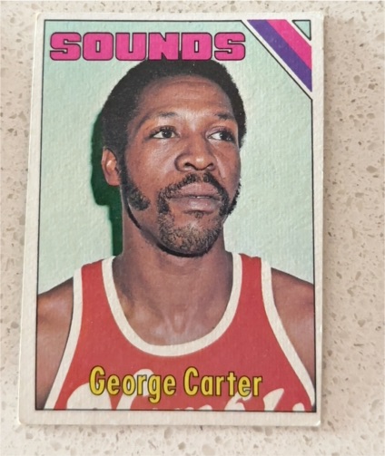 1975-76 Topps #230 George Carter Memphis Sounds — front