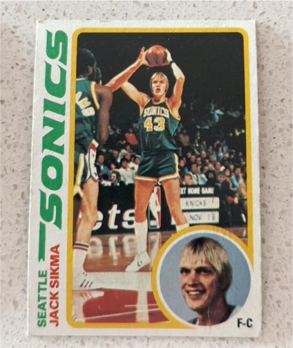 1978-79 Topps #117 Jack Sikma — front