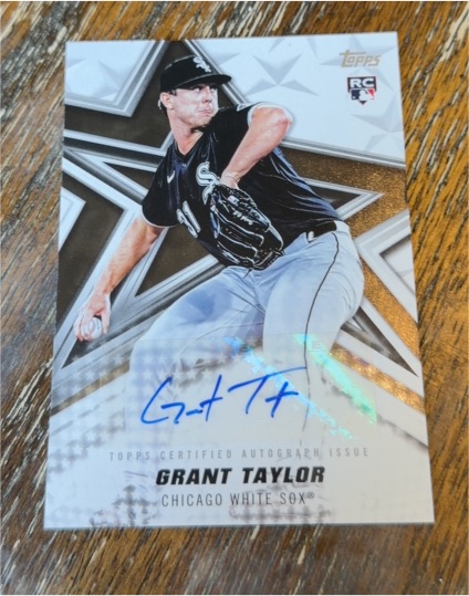 2026 Topps Series 1 Baseball Stars Autograph #BSA-GT Grant Taylor — front