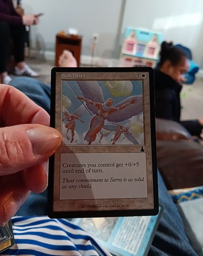 1999 Magic: The Gathering #20 Solidarity — front