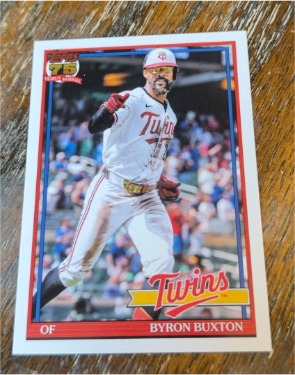2026 Topps Series 1 1991 Topps #T91-92 Byron Buxton — front