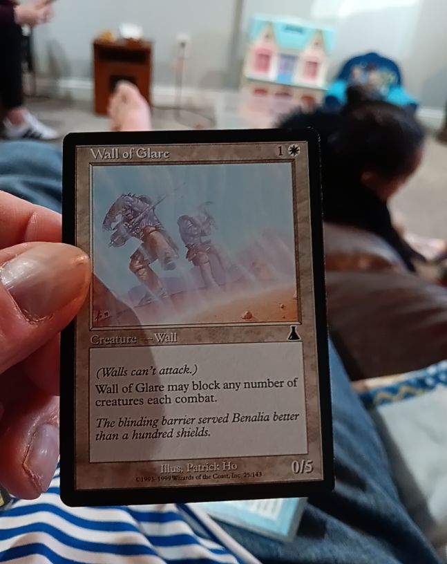 1999 Magic: The Gathering #25 Wall of Glare — front