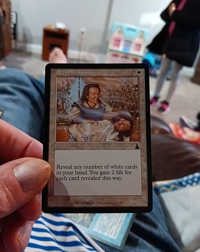 1999 Magic: The Gathering #17 Scent of Jasmine — front