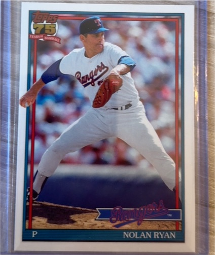 2026 Topps Series 1 Retro 1991 Topps #T91-97 Nolan Ryan — front